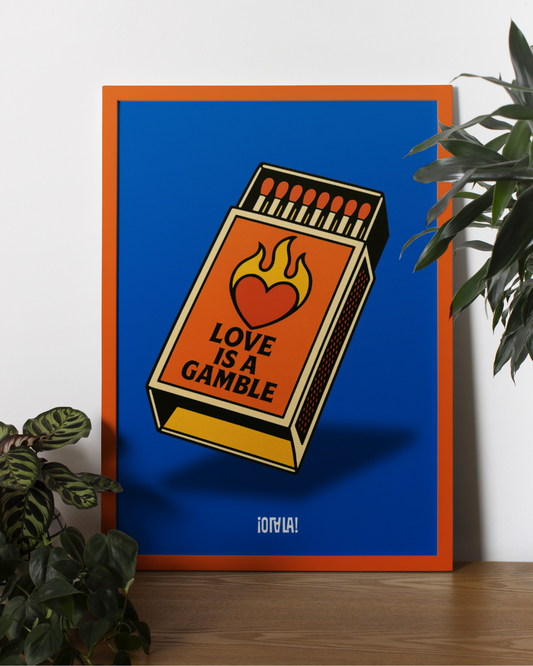 Affiche - Love is a gamble