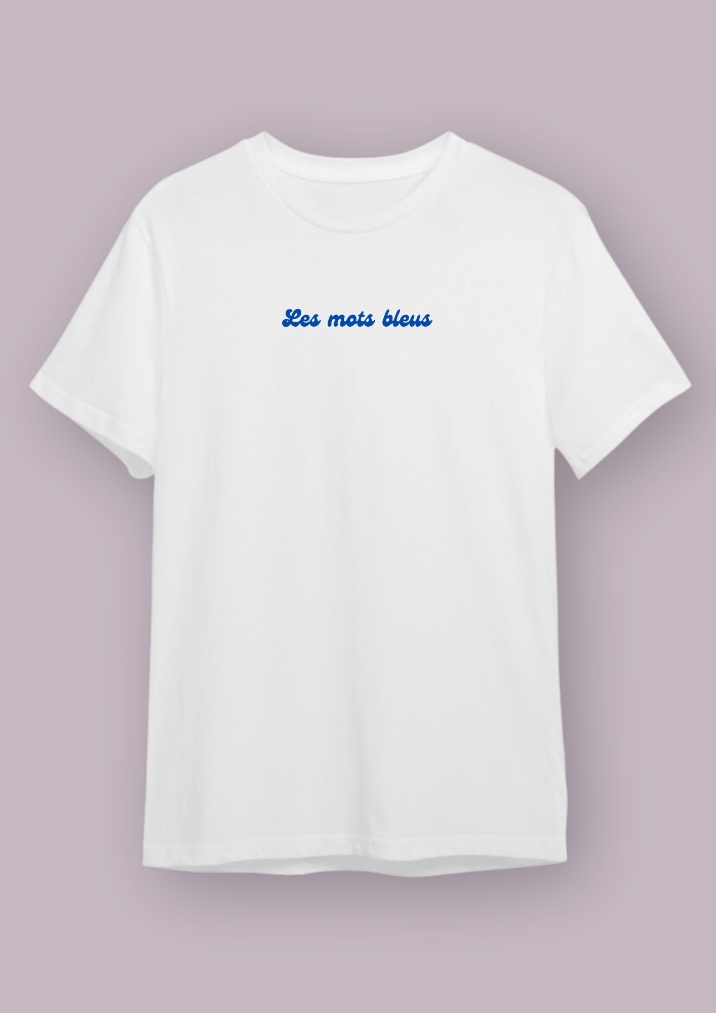 T-shirt - Les mots bleus