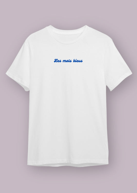 T-shirt - Les mots bleus